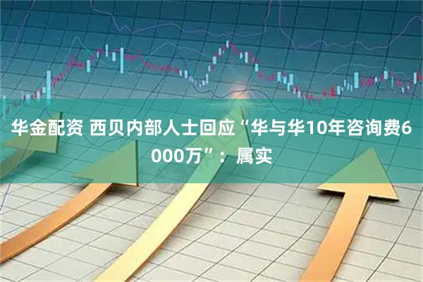 华金配资 西贝内部人士回应“华与华10年咨询费6000万”：属实