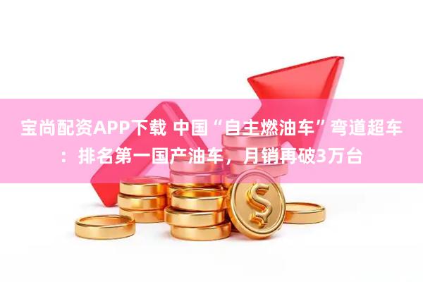 宝尚配资APP下载 中国“自主燃油车”弯道超车：排名第一国产油车，月销再破3万台