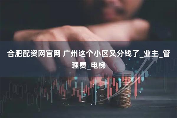 合肥配资网官网 广州这个小区又分钱了_业主_管理费_电梯